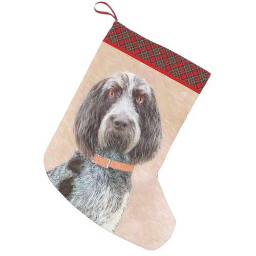 Spinone Italiano Painting _ Cute Original Dog Art Small Christmas Stocking