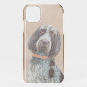 Spinone Italiano Painting - Cute Original Dog Art iPhone 11 Case