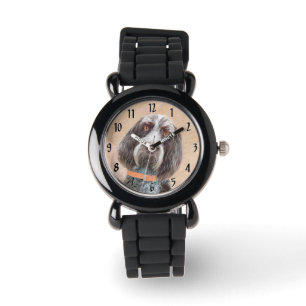 Spinone Italiano Painting - Cute Original Dog Art Watch