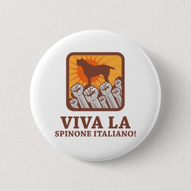 Spinone Italiano Pinback Button (Front)