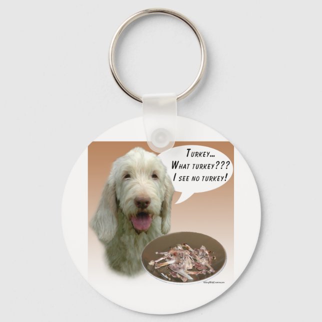 Spinone Italiano Turkey Keychain (Front)