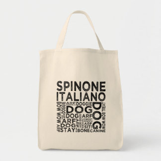 Spinone Italiano Typography Tote Bag