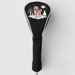 Spinone Italiano Under Moonlight Snow Christmas  Golf Head Cover