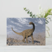 Spinophorosaurus dinosaur walking in the desert (Standing Front)