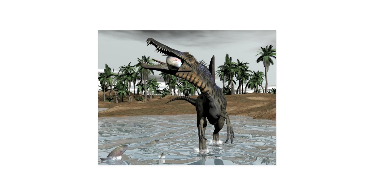 spinosaurus eats fish