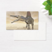 Spinosaurus dinosaur in the desert - 3D render (Desk)