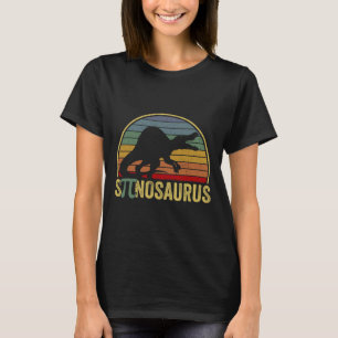 Spinosaurus - Dinosaur Pi Day Funny Math Pun T-Shirt