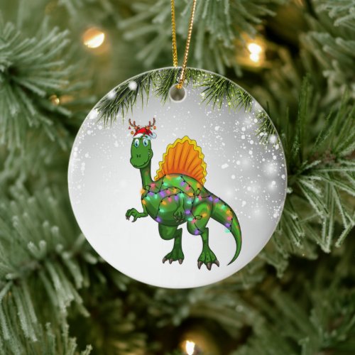 Spinosaurus Gift For Dinosaurs Lover Adult Kids  Ceramic Ornament