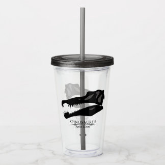 Spinosaurus Skull Acrylic Tumbler