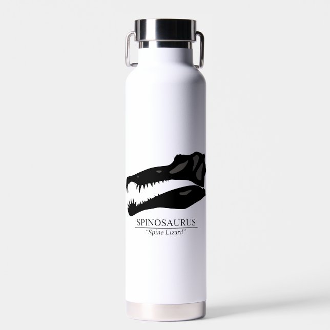 Spinosaurus Skull Water Bottle (Front)