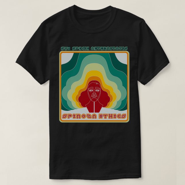 Spinoza Ethics Sub Specie Aeternitatis T-Shirt (Design Front)