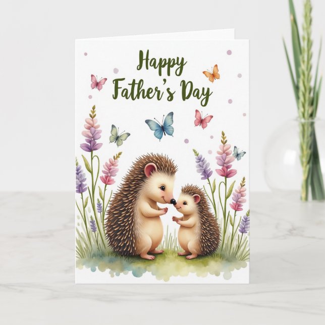 Spiny Friends Fathers Day Card (Front)