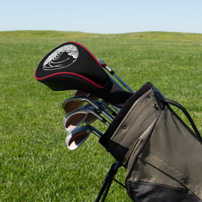 Spiny lobster circle golf head cover (In Situ)