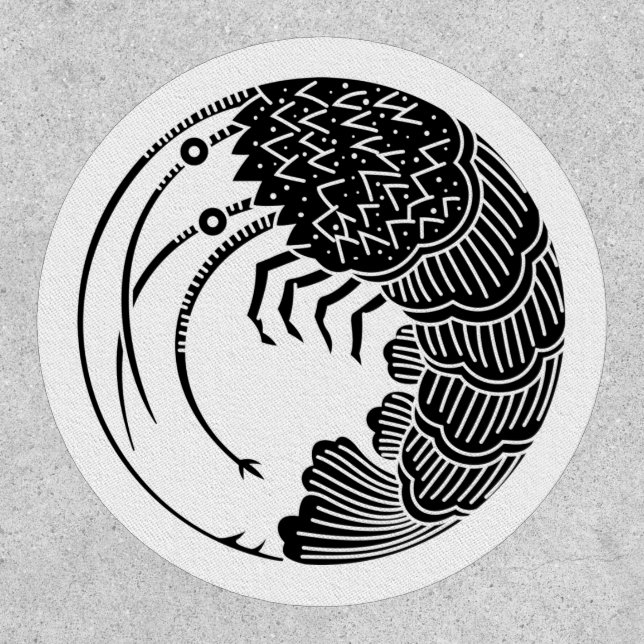 Spiny lobster circle patch (Front)