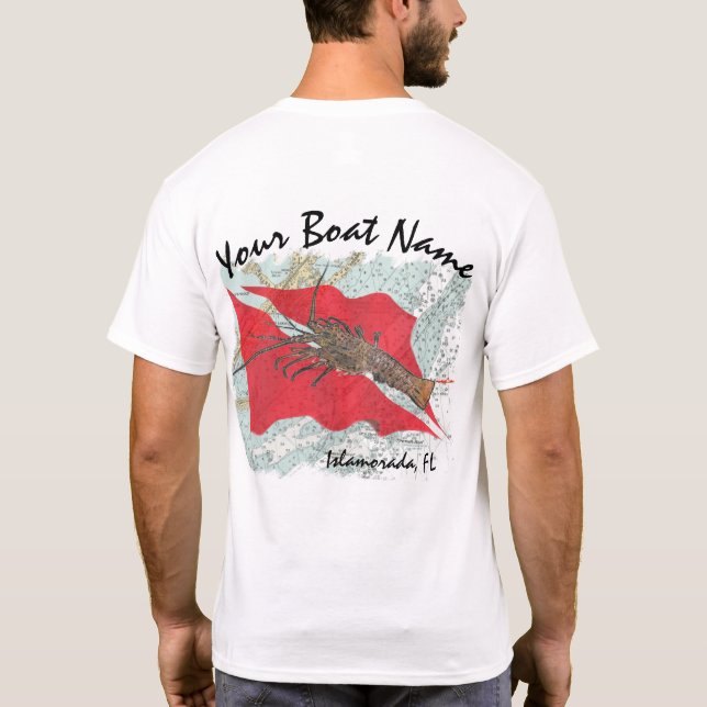 Spiny Lobster Custom Shirt (Back)