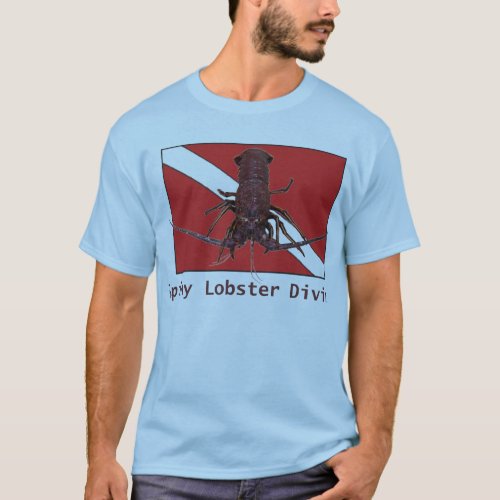 Spiny Lobster Diving T_Shirt