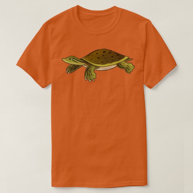 Spiny Softshell Turtle T-Shirt (Design Front)