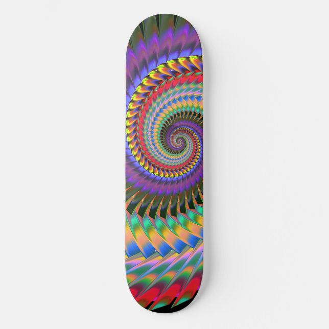 Spiral 7 skateboard deck (Front)