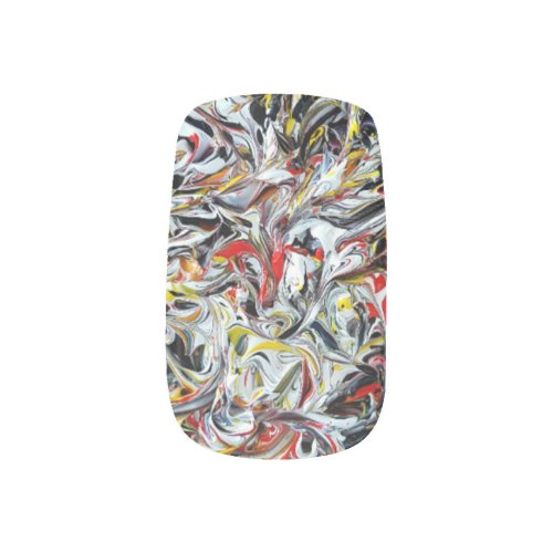 Spiral Abstract Art Minx Nails Minx Nail Art