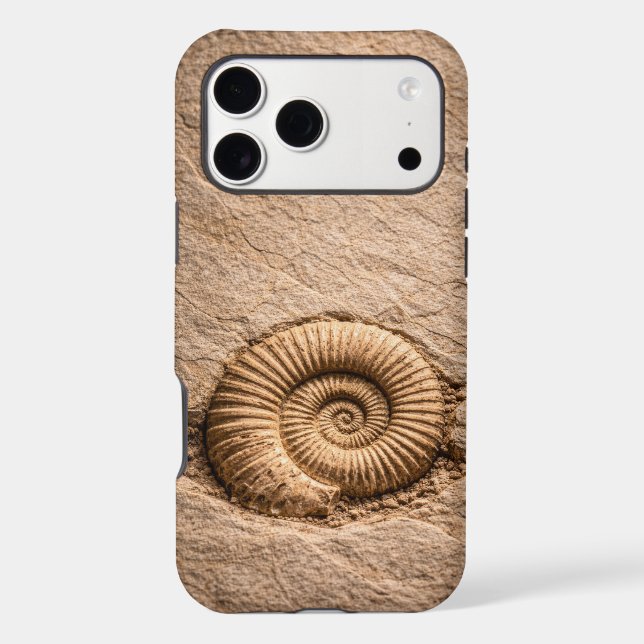 Spiral Ammonite Fossil Case-Mate iPhone Case (Back)