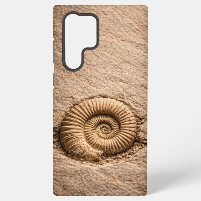 Spiral Ammonite Fossil  Samsung Galaxy Case (Back)