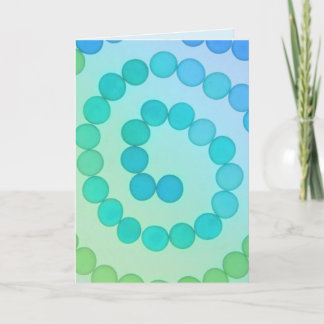 Spiral Art Encouragement Card