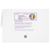 Spiral Beads Cards (Back Horizontal)