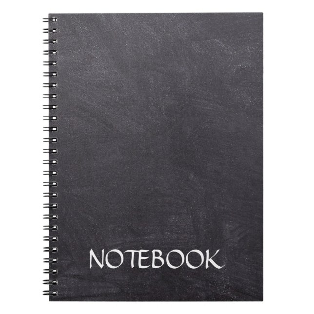 Spiral black Photo Notebook (Front)