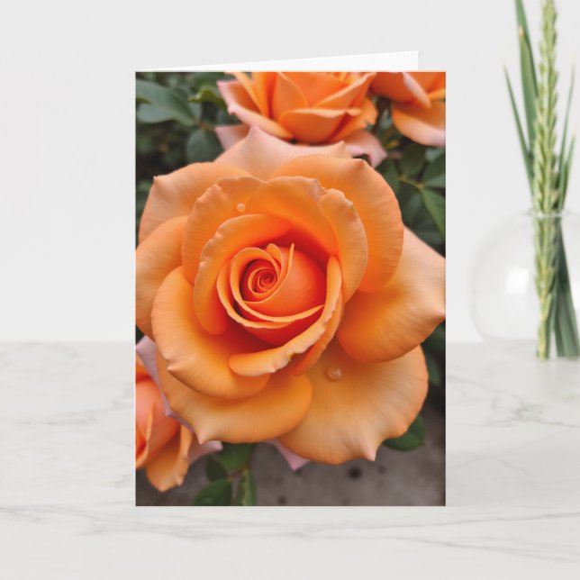 Spiral Blossom Beauty Card (Front)