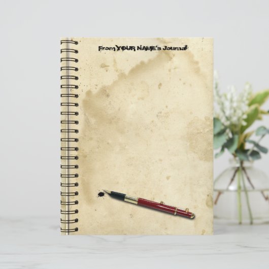 Spiral Bound Journal (Standing Front)