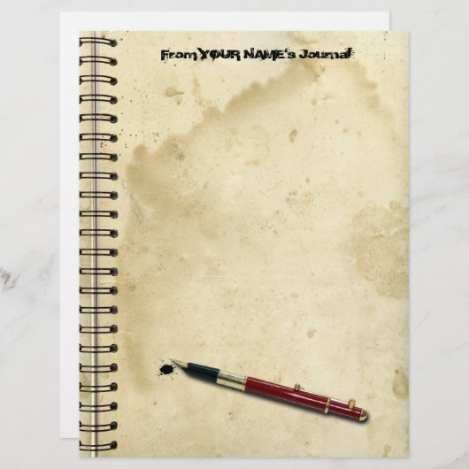 Spiral Bound Journal (Front/Back)