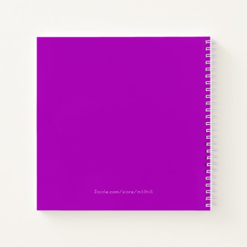 Spiral Bound Sketch Pad Photo Template Monogram Notebook Zazzle