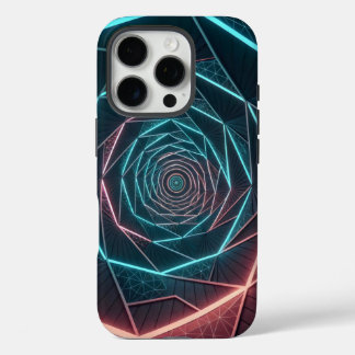 Spiral broken symmetry within the concept  iPhone 16 pro case