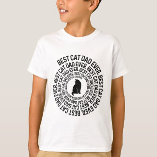 Spiral Cat Daddy - Best Cat Dad Daddy Ever Spiral  T-Shirt