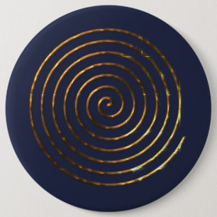 Spiral Celtic symbol Button