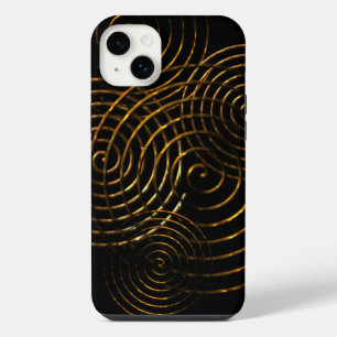 Spiral Celtic symbol gold metallic  Case-Mate iPho iPhone 14 Plus Case