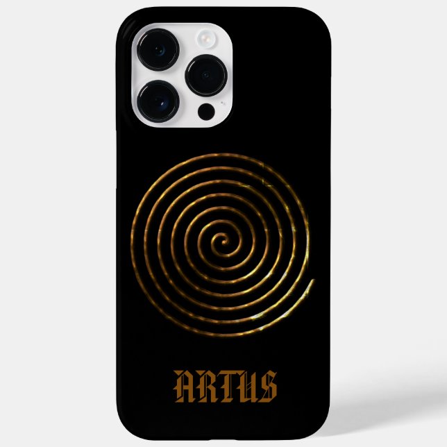 Spiral Celtic symbol,Personalize  Case-Mate iPhone Case (Back)