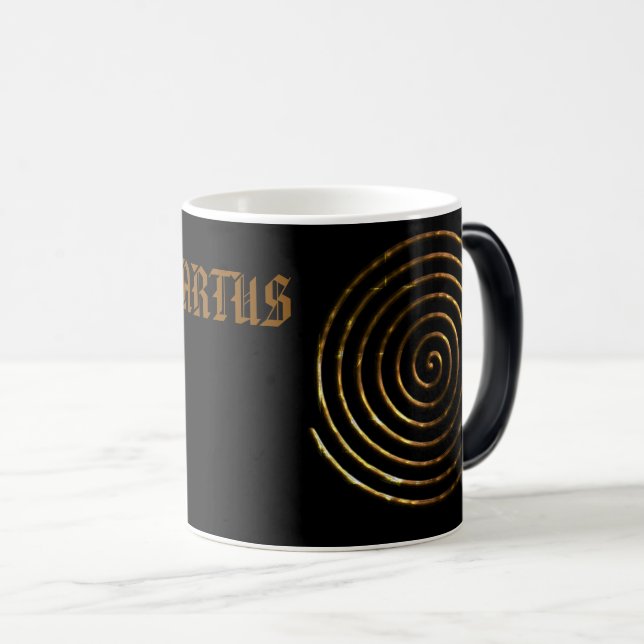 Spiral Celtic symbol,Personalize  Color Morph Mug (Front Right)