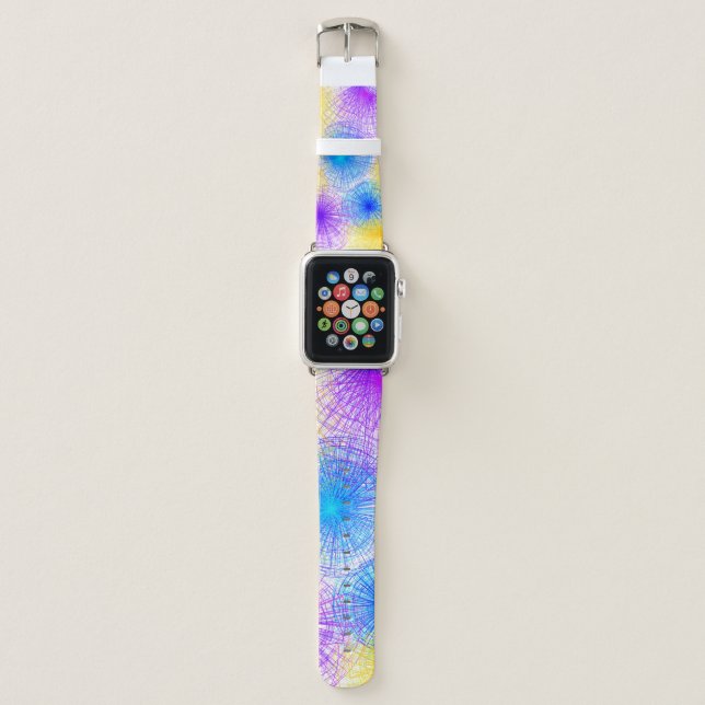 Spiral Circles Apple Watch Band (Front)