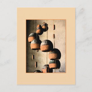 Spiral Clay Wind Chime Still Life Congratulations
