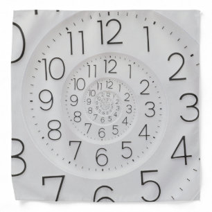 Spiral Clock Droste Bandana