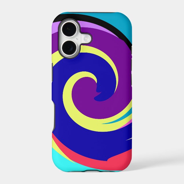 Spiral Color Iphone Case (Back)