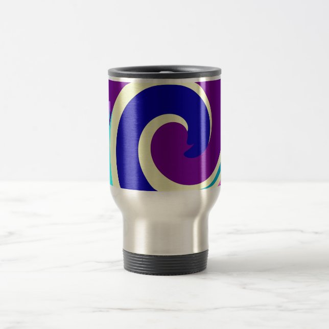 Spiral Color Travel Mug (Center)
