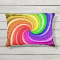 Rainbow outdoor pillow clearance