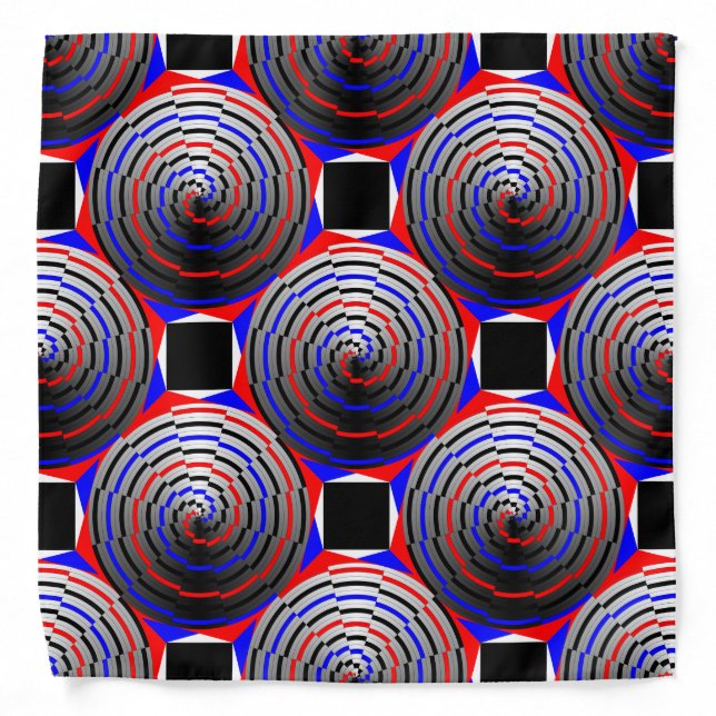 Spiral Cone by Kenneth Yoncich Bandana (Front)