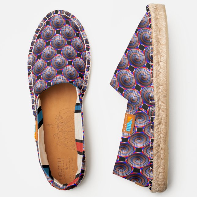 Spiral Cone by Kenneth Yoncich Espadrilles (Side)