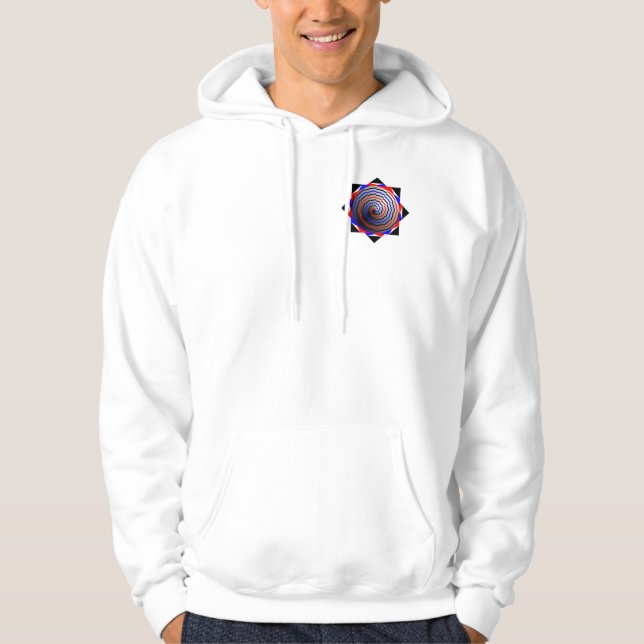 Spiral Cone by Kenneth Yoncich Hoodie (Front)
