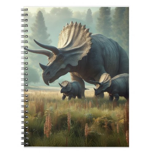 Spiral Dinosaur Cover Notebook for kids Adults 