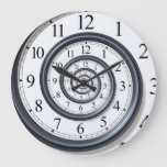 Spiral Droste Clock Wall Clock at Zazzle
