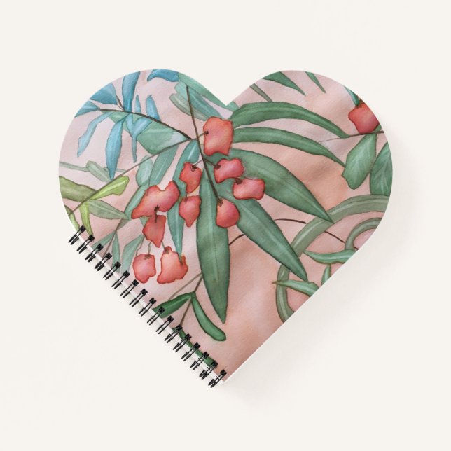 Spiral floral notebook (Front)